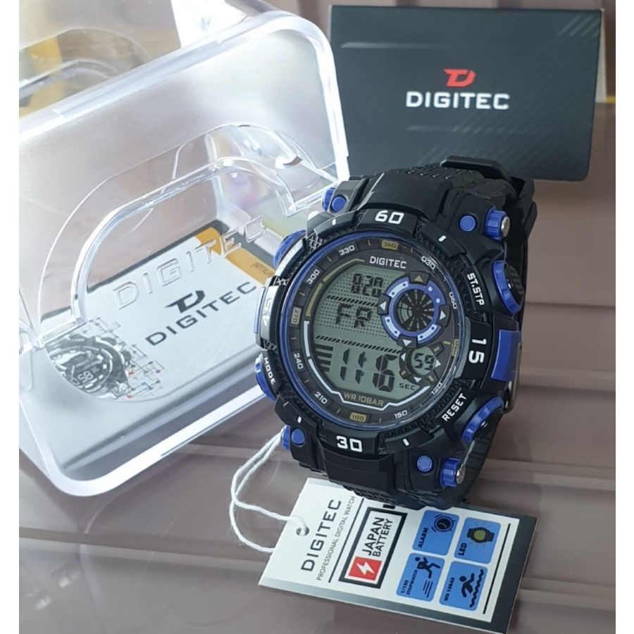 JAM TANGAN PRIA DIGITEC DG 5030T 5030 DG-5030T ORIGINAL ANTI AIR