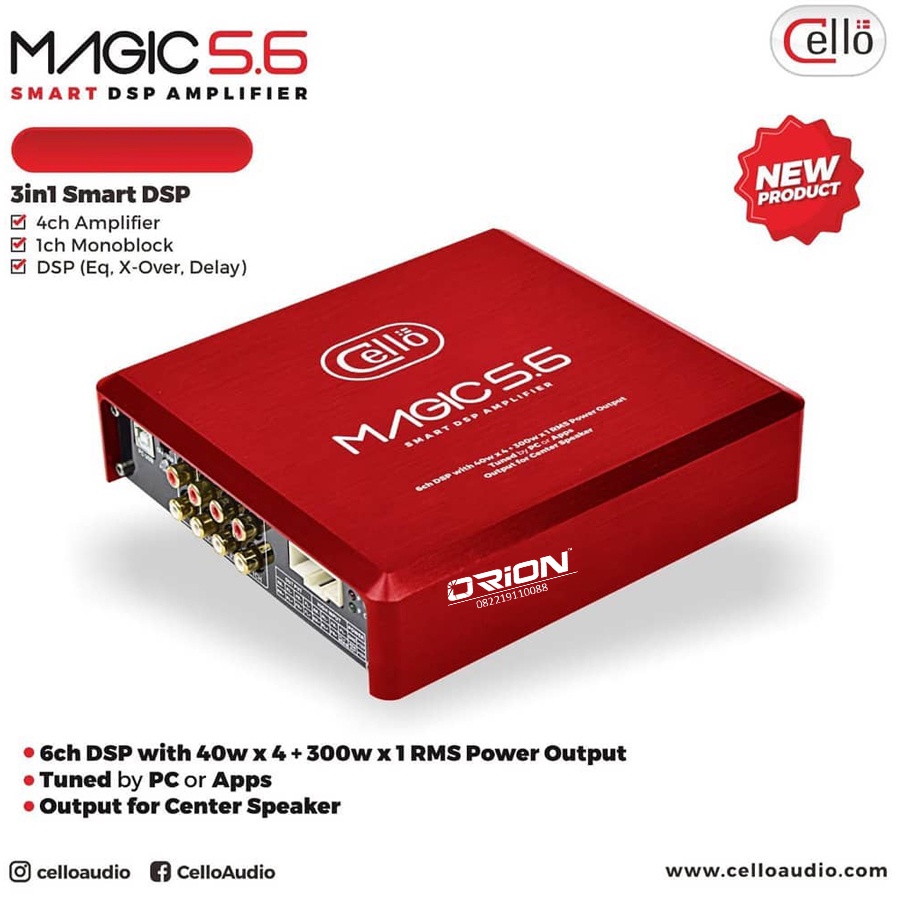 Prosesor Cello Magic 5.6 DSP Processor Cello
