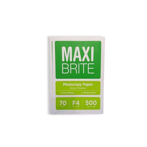 

Maxi Brite ukuran F4 70 gram - Kertas fotokopi - Folio