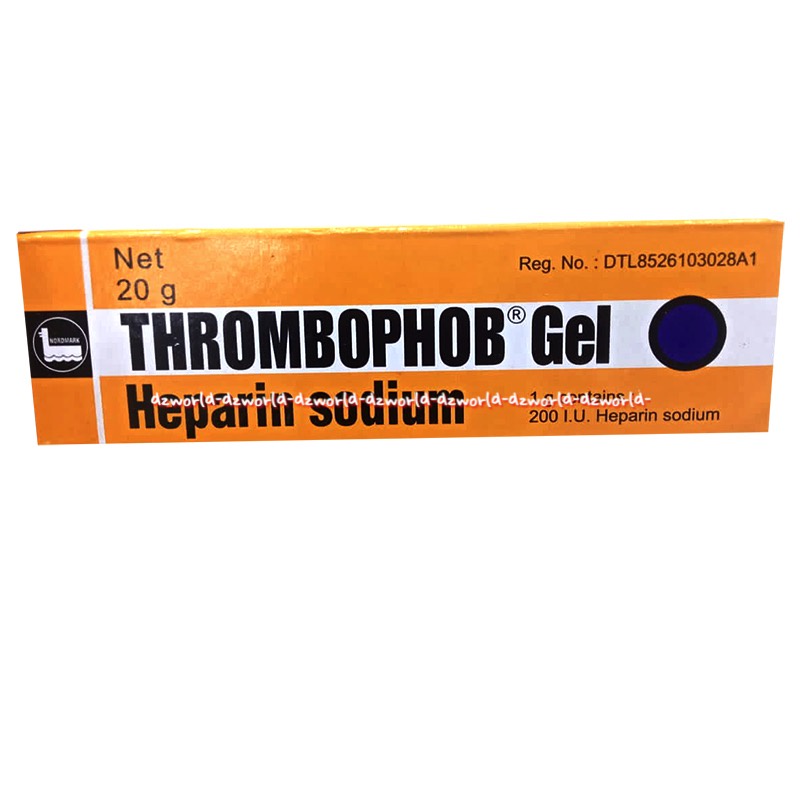 Thrombophob Gel Heparin Sodium 20gr Salep untuk Memar luka Pembekuan Darah Cedera Olah Raga Trombo Gel Tombogel Thromb Bophob Jel