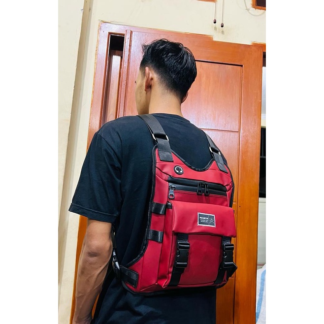 Tas Dada Jumbo ANTI AIR Original Polo Amstar Bahan Ballon Tebal Waterproof Best Quality Tas Selempang Dada Tas Rompi Tas Tactical Chest Bag Chest Rig Bag