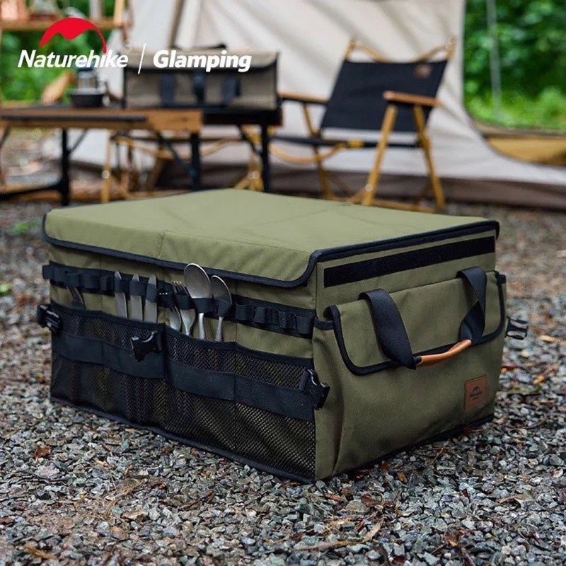 FOLDING STORAGE BOX NATUREHIKE NH21SNX04 KAPASITAS 30L TEMPAT PENYIMPANAN MULTIFUNGSI ULTRALIGHT OXF