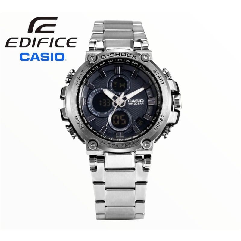 JAM CASIO EDIFICE MTG / JAM TANGAN PRIA TALI RANTAI / JAM TANGAN DOUBLE TIME / JAM TANGAN ELEGAN / B