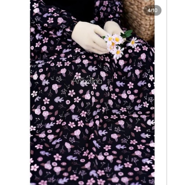 PRELOVED ATELIER ANGELINA BELLA DRESS MIXED FLORAL