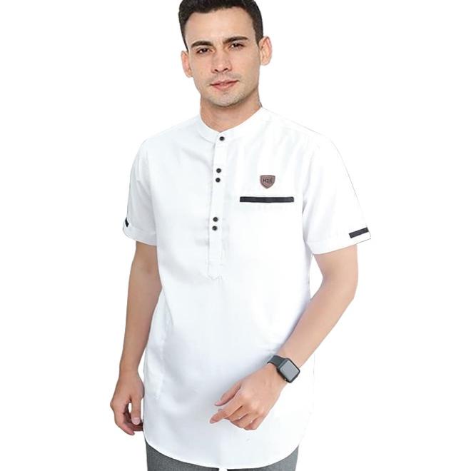 [MJK.18Oc22в] baju muslim koko kurta pria dewasa bapak2 lengan pendek murah lebaran pakaian couple i