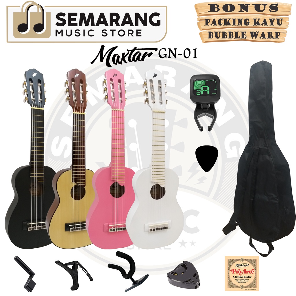 Guitalele Original Maxtar GN-01 / Gitarlele / Gitarmini / Gitar Travel / Gitar BudiDoremi