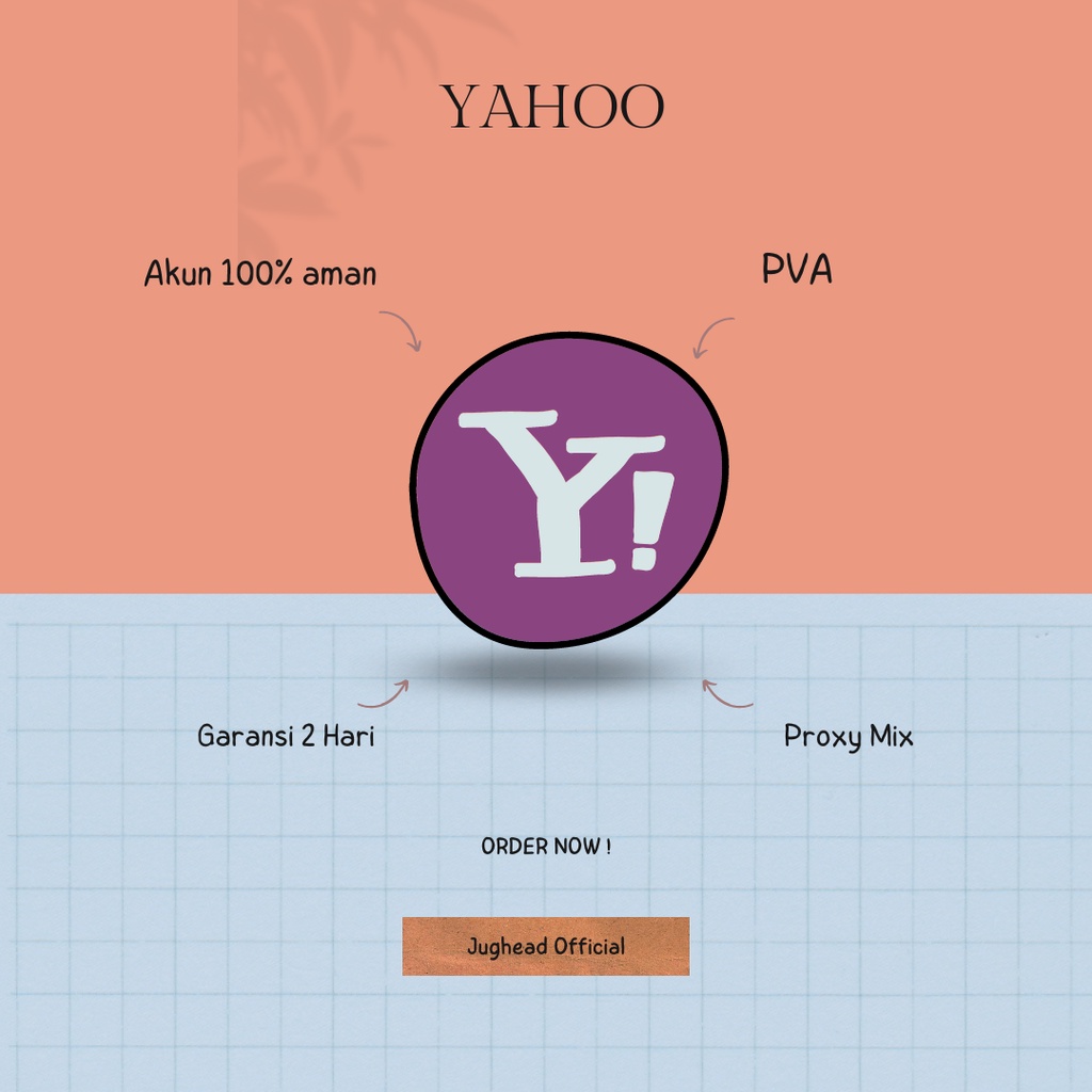 Akun Yahoo PVA Fresh Garansi 2 Hari