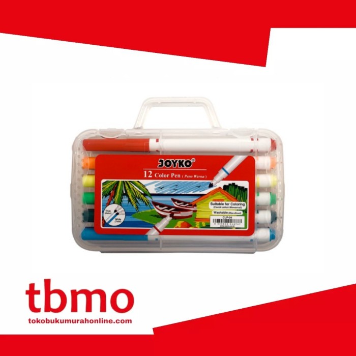 

TBMO PENSIL WARNA JOYKO CLP-04 / COLOR PEN / SPIDOL