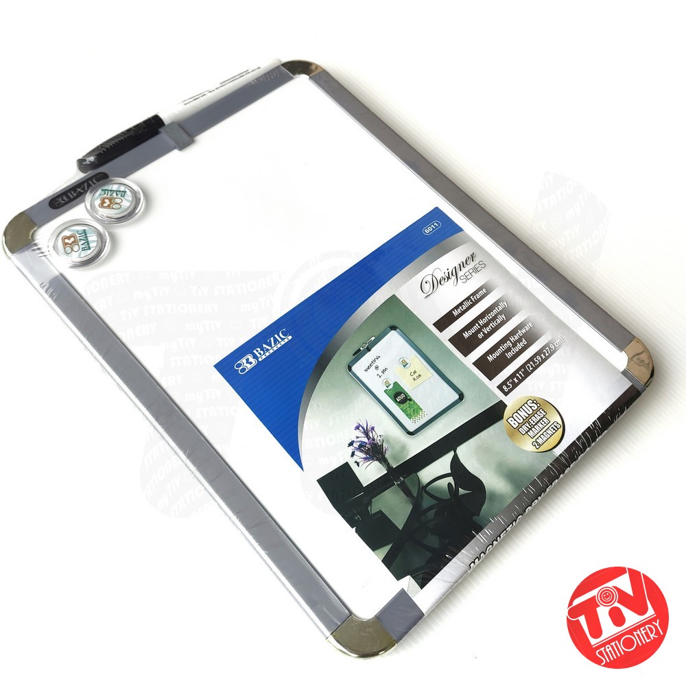 

Papan Tulis Whiteboard Bazic Magnetic (Bonus Spidol & 2 Magnet)