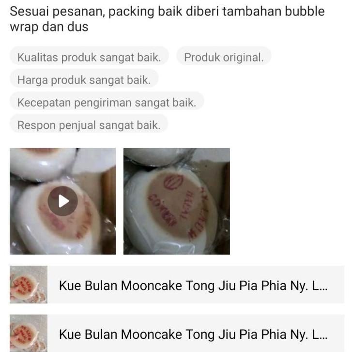 

Paket Hemat--Kue Bulan Mooncake Tong Jiu Pia Phia Ny. Lauw (Lauw Kim Wie) Halal