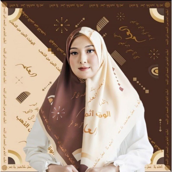 jilbab segi empat 2022 kekinian viral motif Nadhom Promo spesial- ARAB - KOREA - JAWA - kerudung Dee