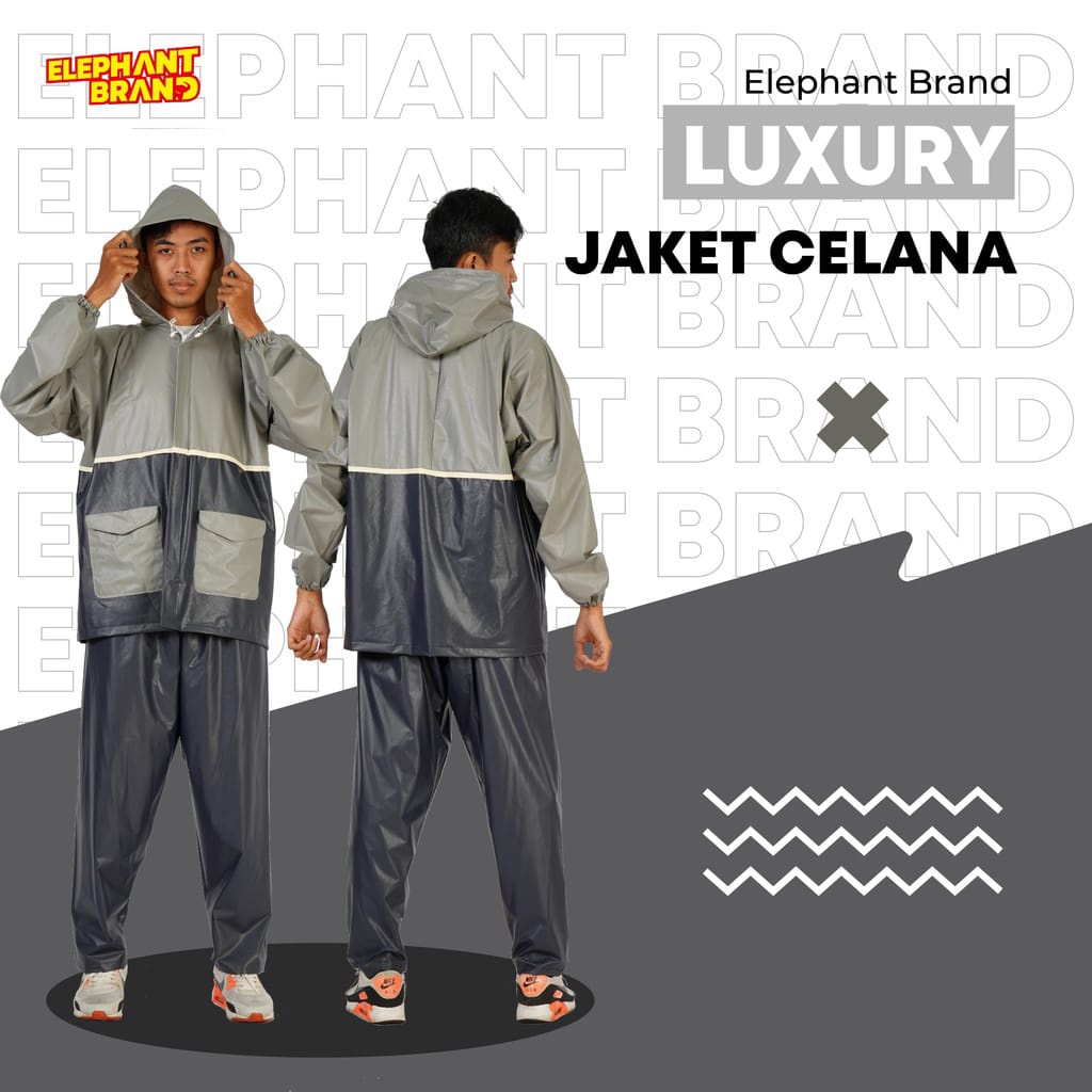 JAS HUJAN ELEPHANT LUXURY (BAHAN LEBIH TEBAL)