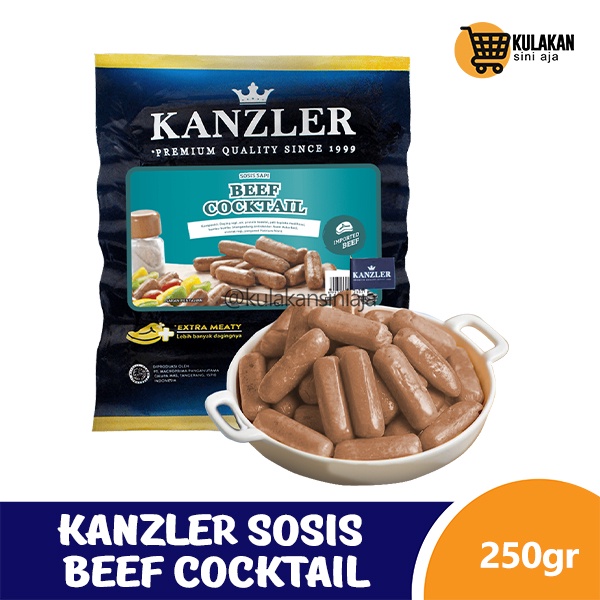 

Kanzler Sosis Beef Cocktail 250 Gram