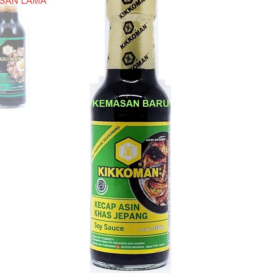 

✨10.10✨ COD Kikkoman Halal Kecap Asin Khas Jepang 150ml 