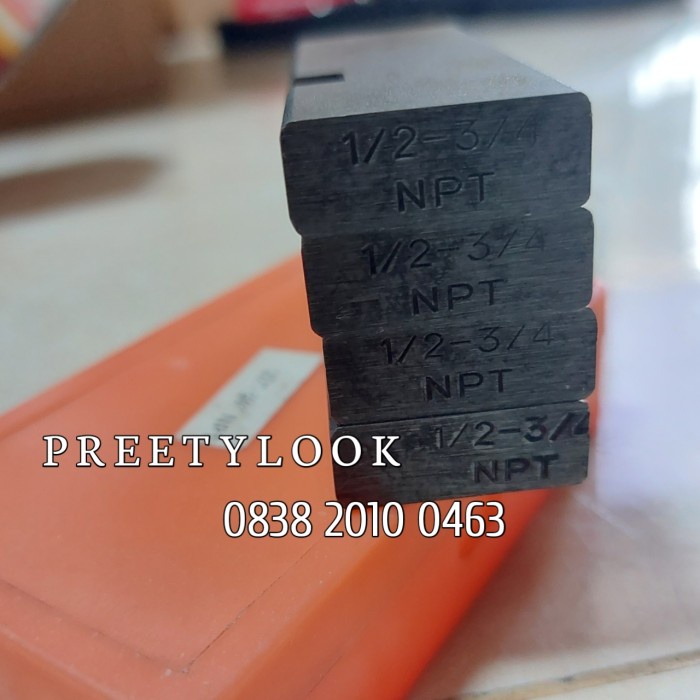 Mata Senai Drat Pipa Ukuran 1/2-3/4 Inch Mata Senai Npt Rex Original.
