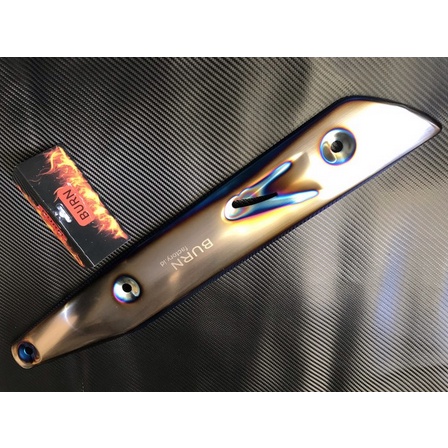 Tameng Knalpot Wave125 Titanium BURN Wave 125