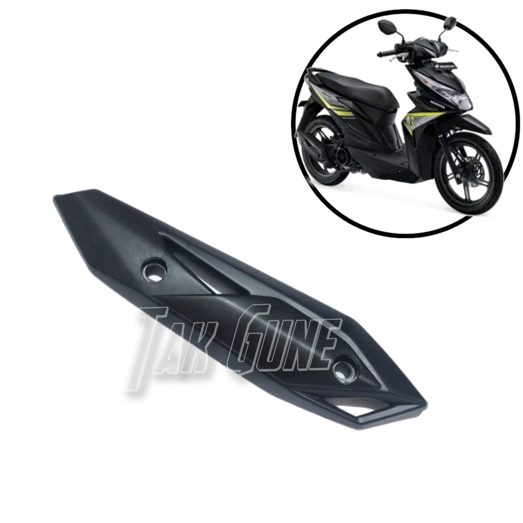 cover tutup tameng knalpot Honda beat fi street tahun 2017 original honda