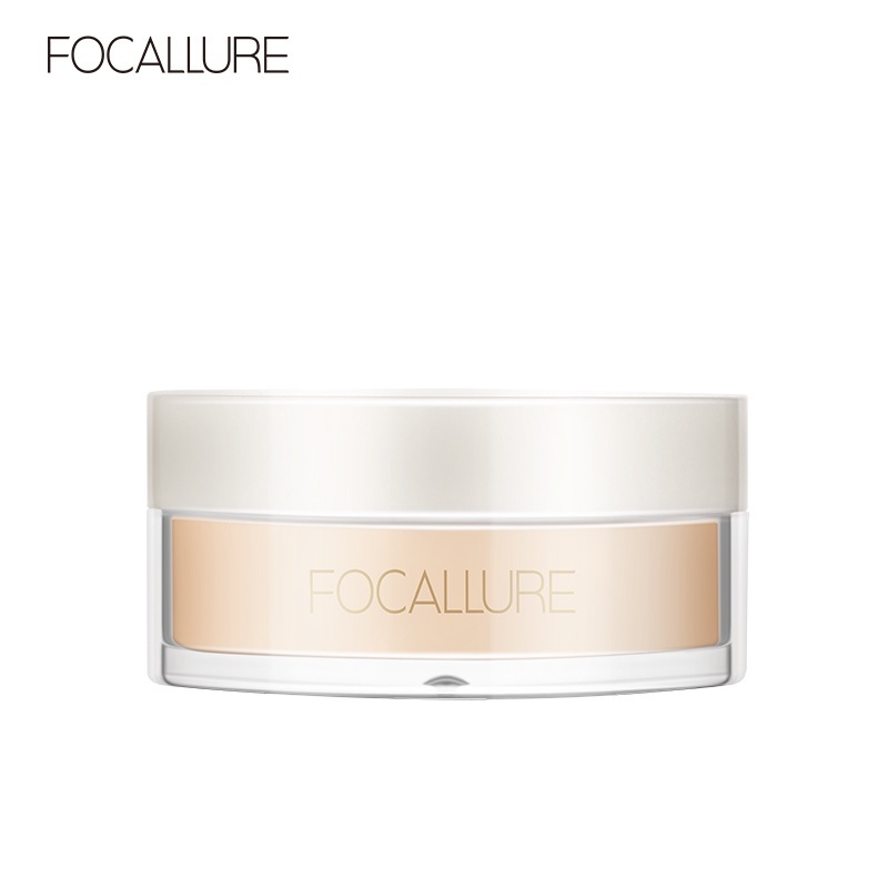 FOCALLURE FA201 #PerfectBase Oil-Control Loose Powder Bedak Padat Glowing Tahan Air Dan Tahan Lama Setting Base