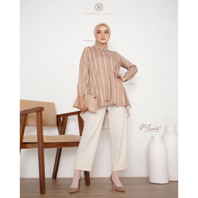 TERBARU❗❗MOANA BLOUSE By NADHEERA LUXURY ❗❗ BLOUSE PREMIUM SALUR✅