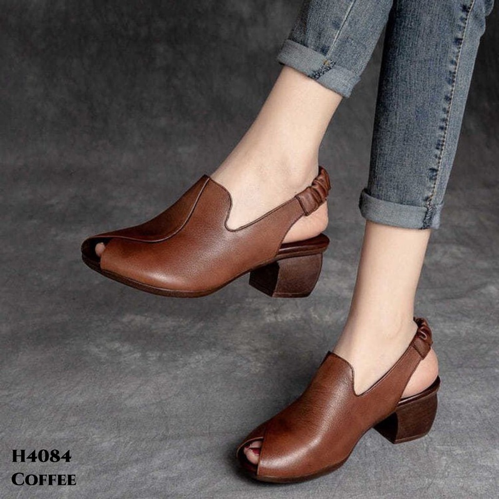 WYN HEELS WANITA STRAP IMPORT FASHION KOREA H4084 /SS515