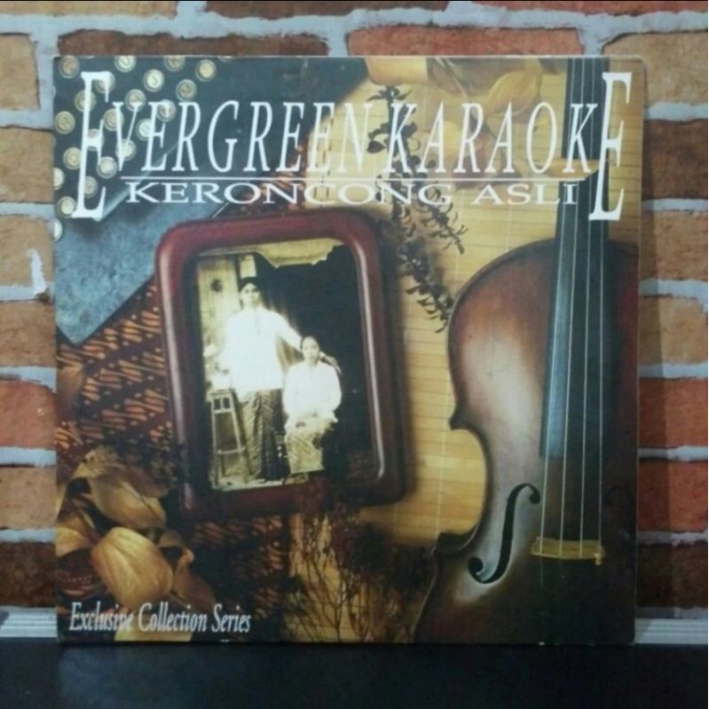 Kaset Laser disc Evergreen Karaoke Keroncong Asli