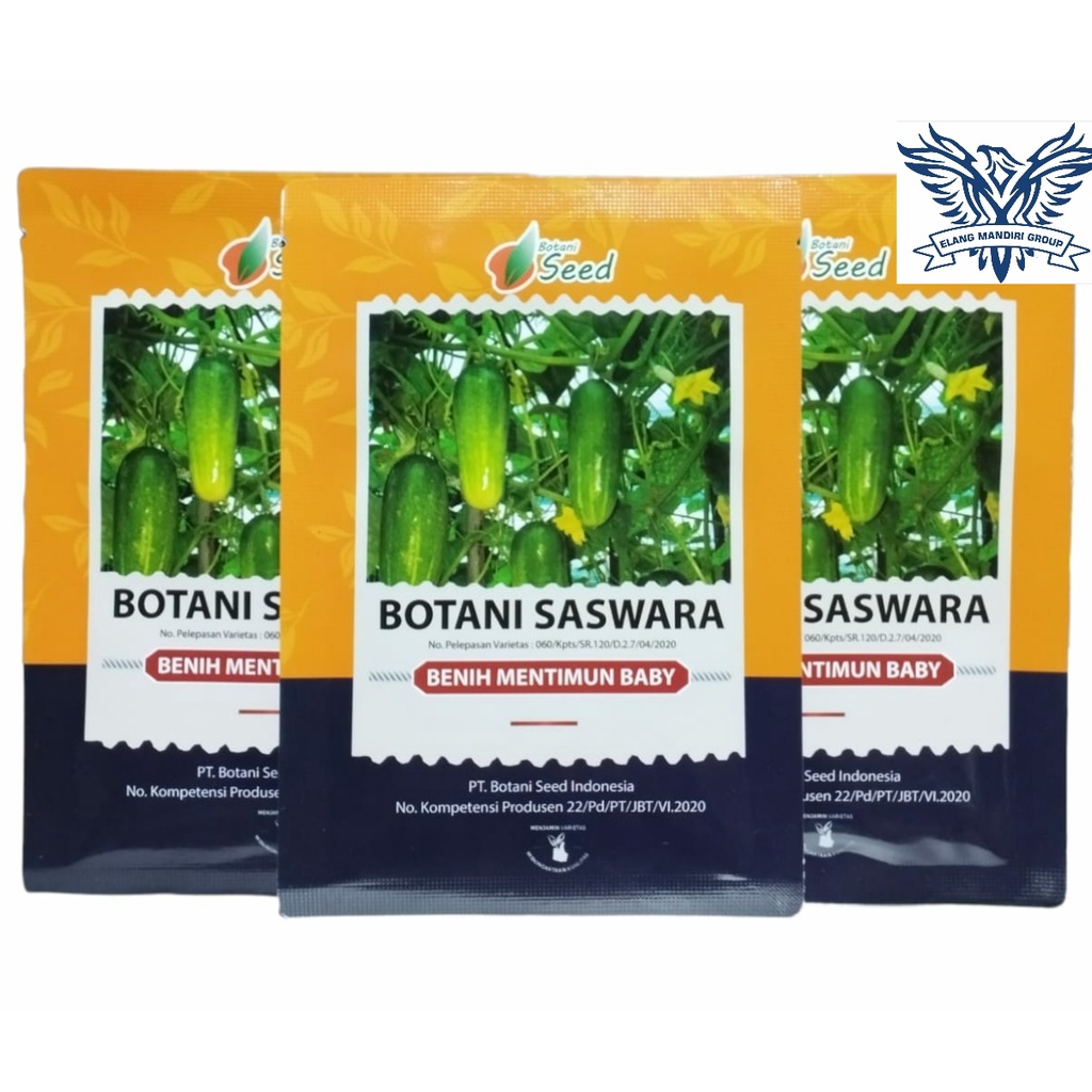 Benih Timun Baby Botani Saswara 5 Gram Botani Seed