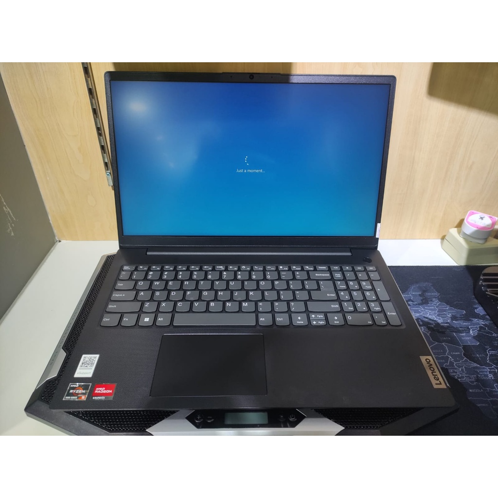 LAPTOP GAMING LENOVO IDEAPAD V15 AMD RYZEN 5500U RAM 16GB 512GB SSD FHD RADEON WIN11 Original Terlaris