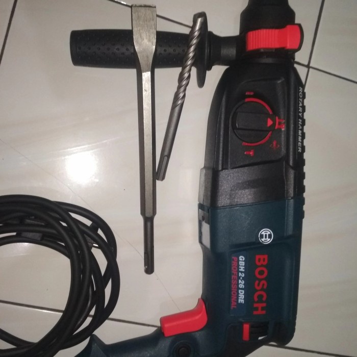 Mesin Bor Bobok Beton 3 Pungsi + 2Mata Merek Bosch Tipe Gbh226-Dre Tanpa Box