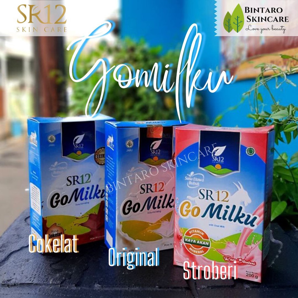 

GoMilku SR12 Susu Kambing Penambah Nafsu Makan Balita Lansia Rasa Original Putih Cokelat dan Strawberry