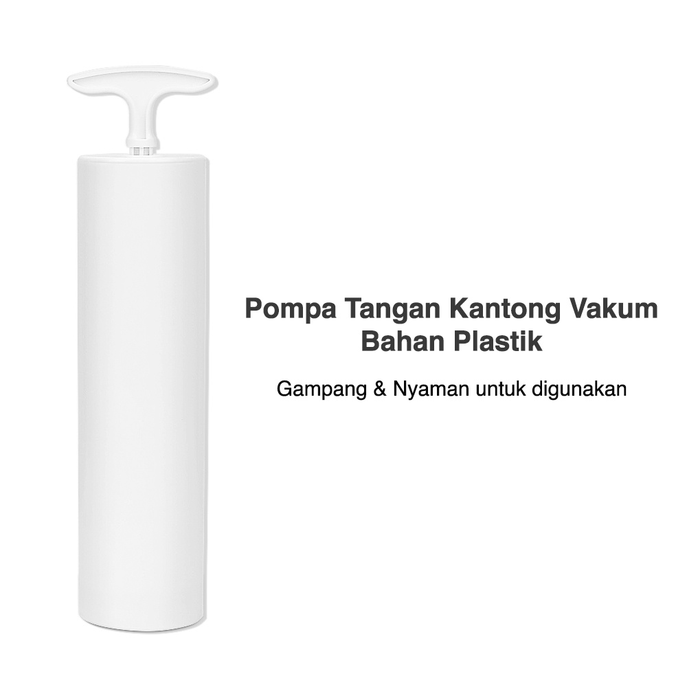 Vusign Vacuum Air Hand Pump / Pompa Tangan Plastik Vakum Bahan PE Tebal Kualitas Tinggi VS588