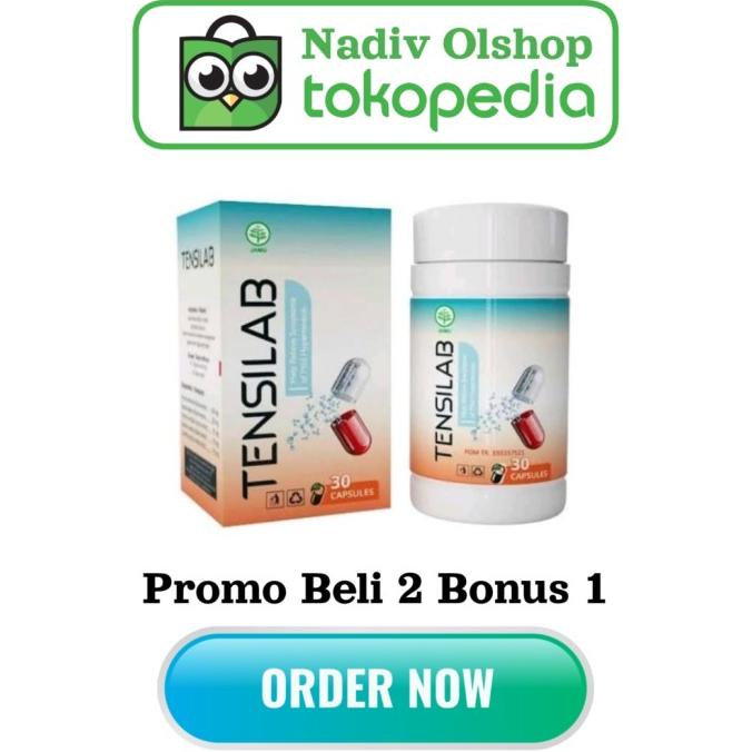 TERBAIK Tensilab Herbal Asli Obat Hipertensi Darah Tinggi Original BPOM