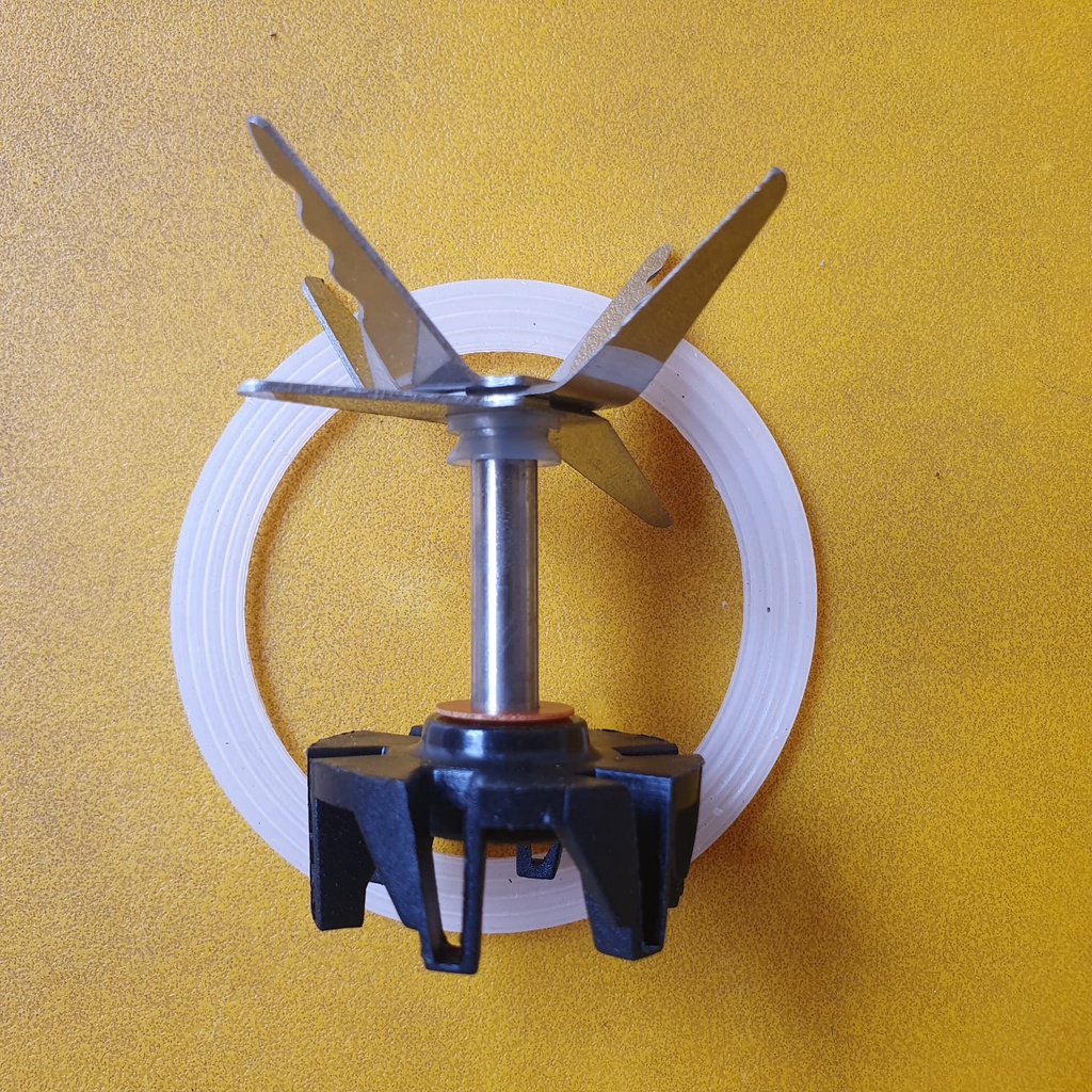 Pisau 6 Mata Pisau As Kecil Mounting Blender MiyakoBaru/National plus karet seal