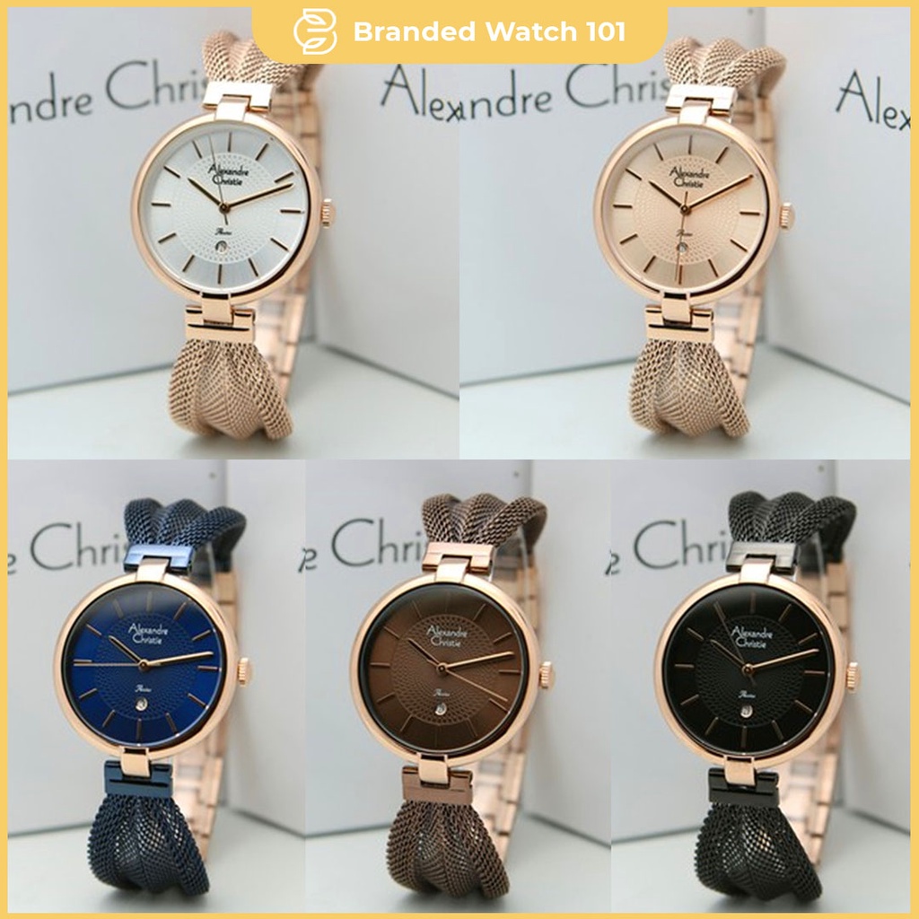 ORIGINAL Jam Tangan Wanita Alexandre Christie AC 2872 / AC2872 / 2872 Garansi Resmi 1 Tahun.