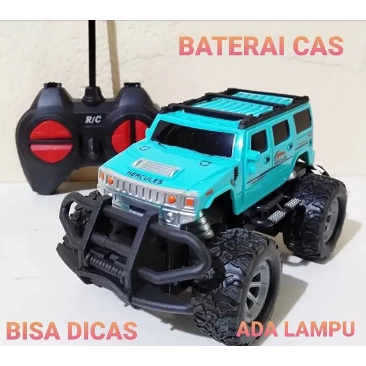 Mainan Mobil Remote Control Mini Rock Climber Lampu Aktif BATERAI CAS / BISA COD Mainan Anak Mobil R