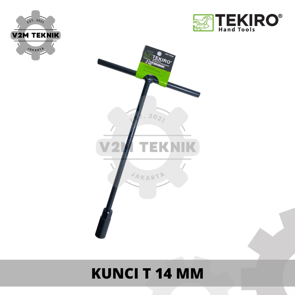 TEKIRO Kunci T Uk 14 MM / Kunci Sock T 14 MM CRV / Kunci T - 14 MM