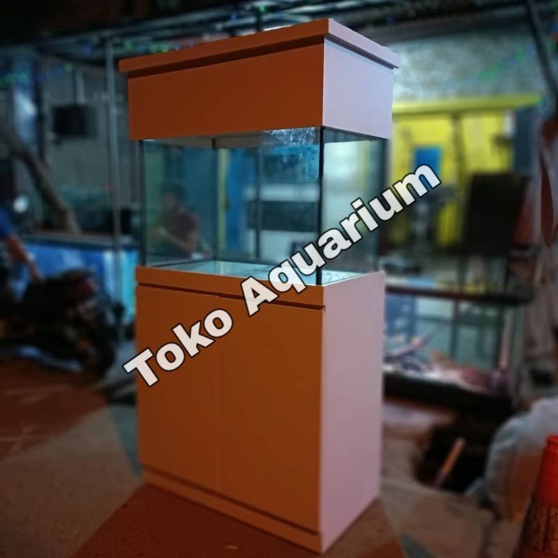 Jual Aquarium Cm Pakai Kaca Baru Tebal Mili Penutup Lemari Aquarium Meter