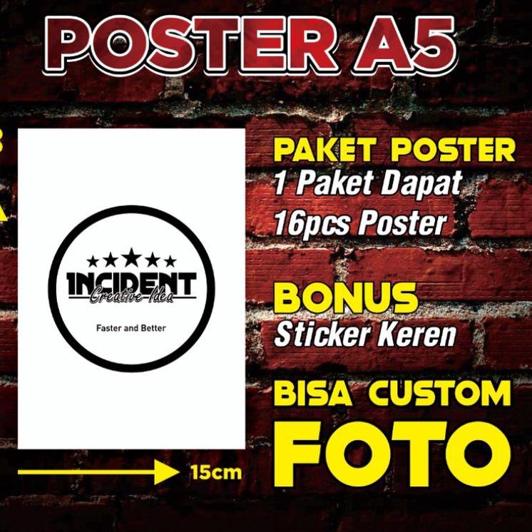 AGO.18Oc22ѕ ‑ Poster BAND METAL - Paket 16pcs