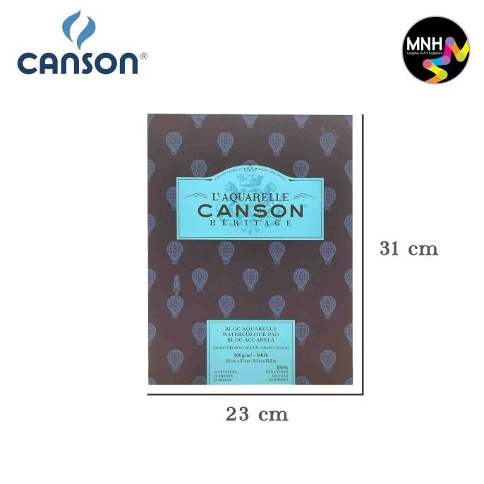 

NEW DRAWING BOOK CANSON HERITAGE 12S ROUGH 300G ORIGINAL