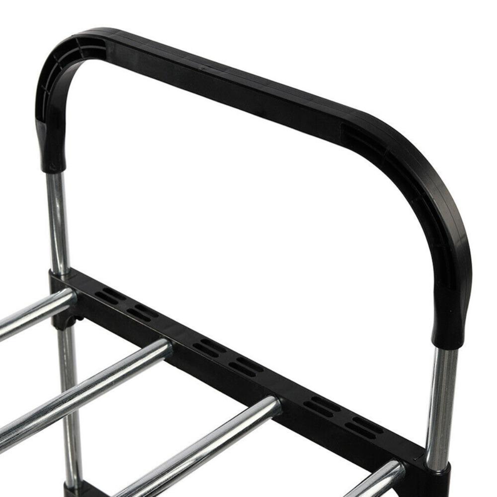 Rak Sepatu Nanas Hitam DIY Storage Organiser Stand Compact