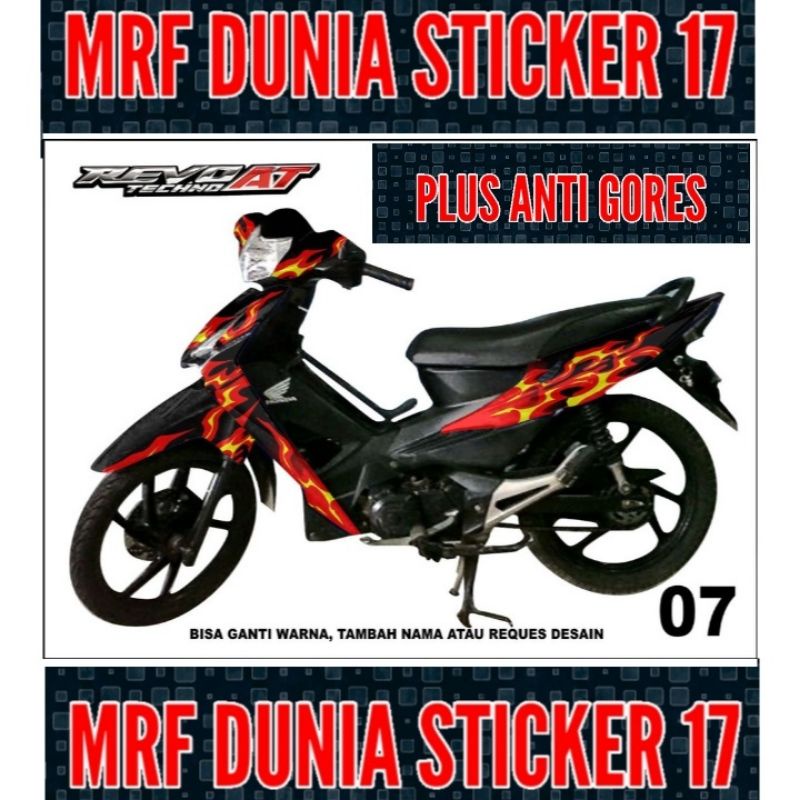 Sticker decal Revo Lama Full Body  Decal Motor Revo Lama Sticker Motor Revo Lama Decal Sticker Motor