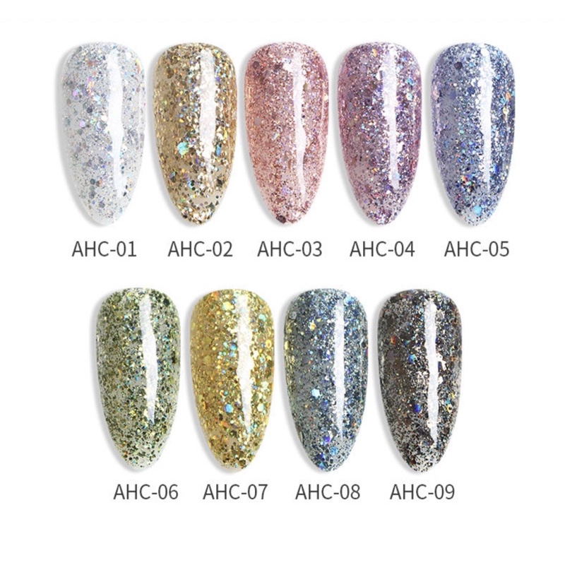 AS AHC Magic Glaze NAILS POLISH GEL KUTEK GEL 15ml Soak Off UV Gel