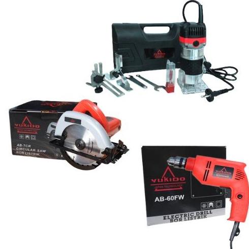 Peralatan Tukang Kayu Hemat 3 Item Mesin Gergaji Listrik Circular Saw