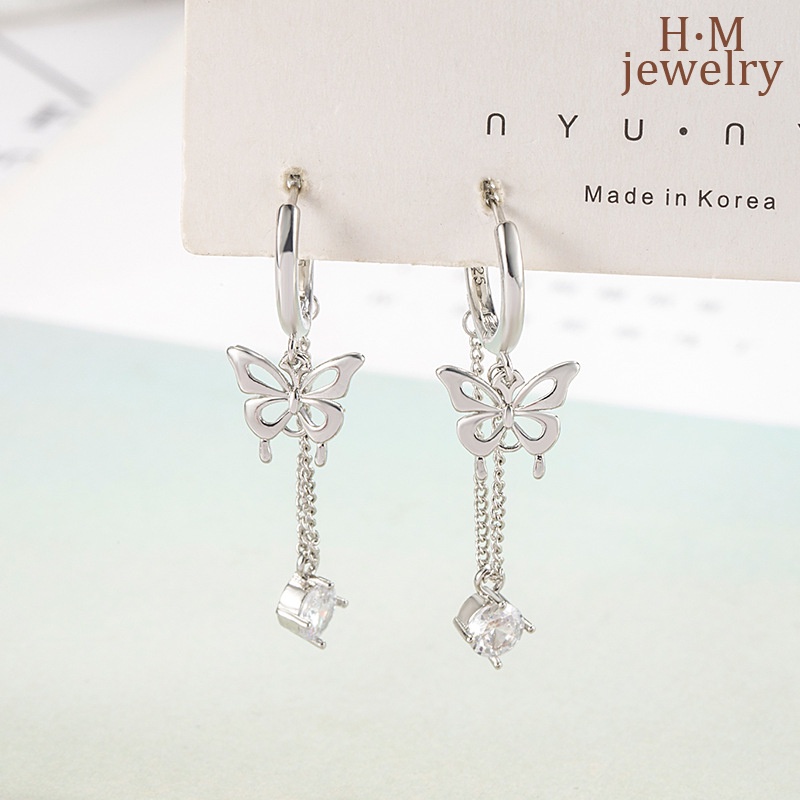 Butterfly Anting Klip Bentuk Kupu-Kupu 2022