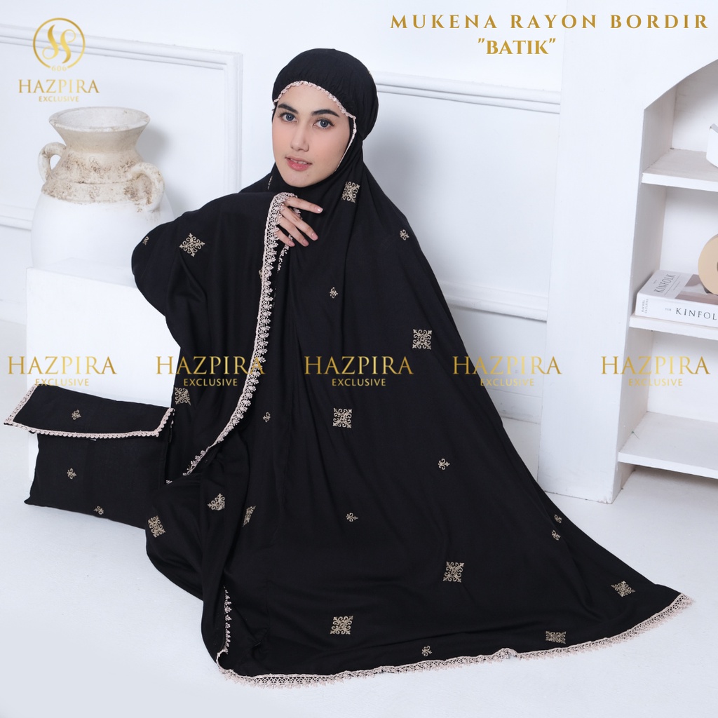 MUKENA DEWASA KATUN RAYON BORDIR BATIK JUMBO