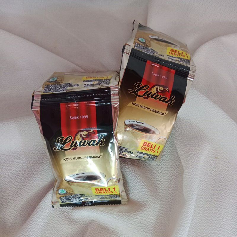 

kopi luwak premium tanpa gula 1 renceng isi 20pcs