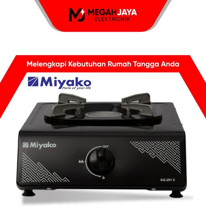 BISA COD MIYAKO KOMPOR KG 201 C / KG201C (1 TUNGKU) GARANSI RESMI /PERALATAN MASAK SET/PANCI PRESTO/