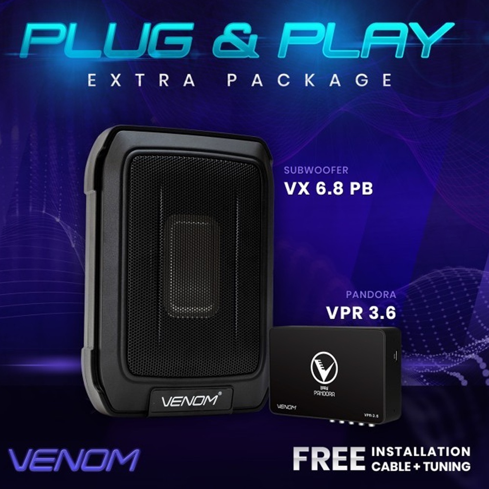 Venom Express Extra 1 VPR 3.6 Paket Audio Mobil Gratis Pasang Tuning