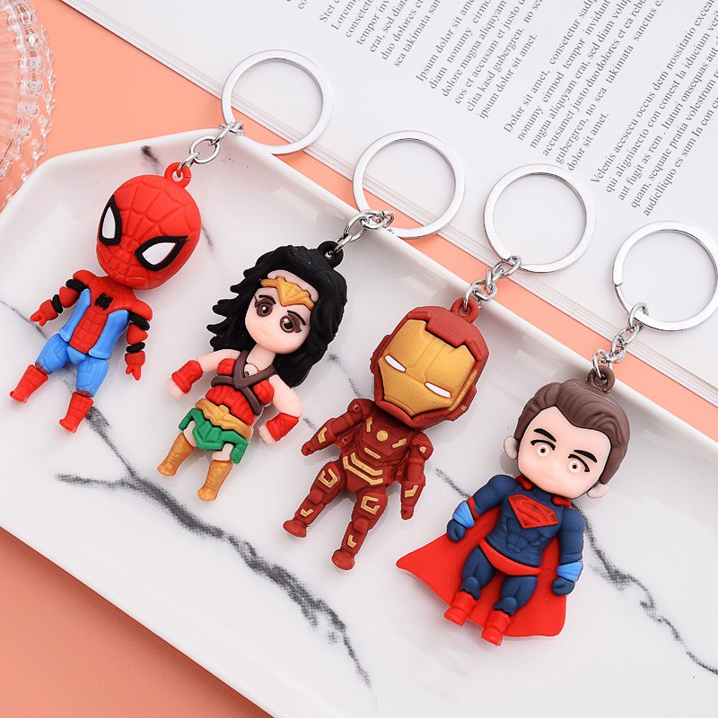 GANTUNGAN KUNCI 3D SUPERHERO BODY GANCI JOYSTICK GAME KEYCHAIN (KIM)