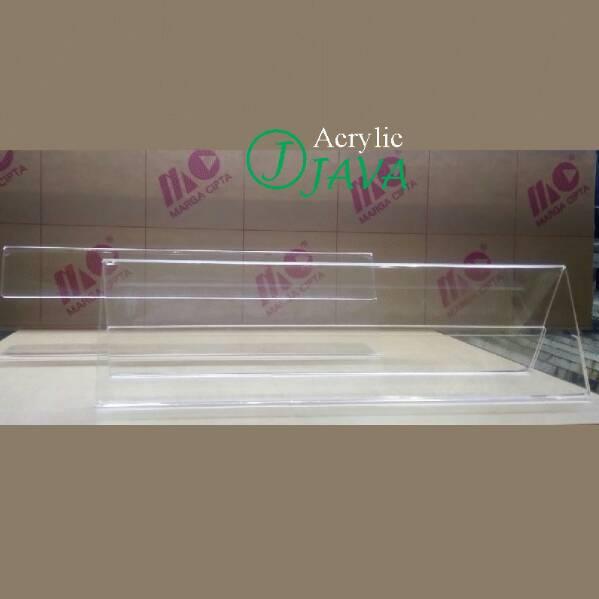 

✴Laris❀ DESK NAME/ACRYLIC NAME PLATE/PAPAN NAMA AKRILIK MEJA (7X20) 1 SISI 81 ✴