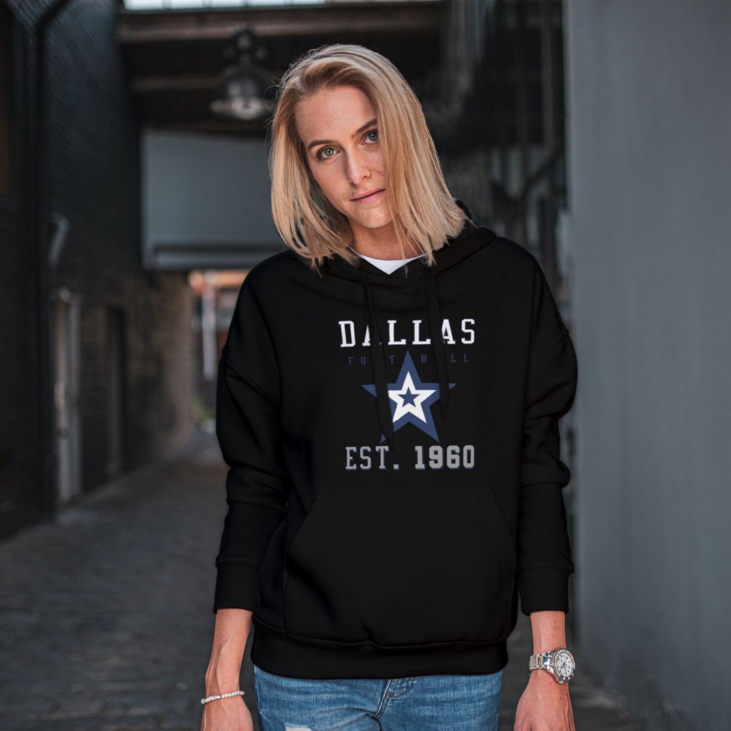 Hoodie Dallas Cowboys Football Black Premium Quality